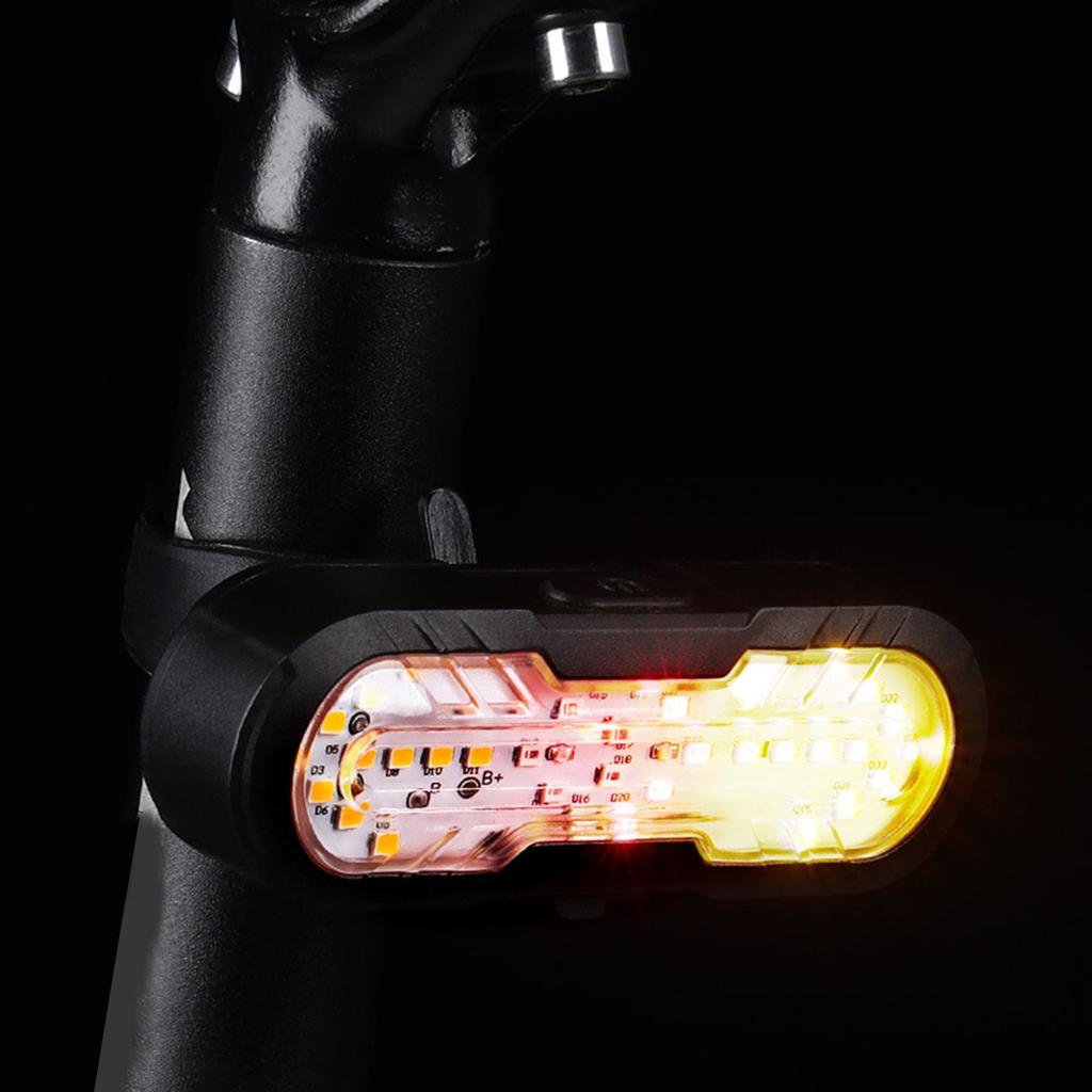 Wirelesses Remotes Control Bike Taillight USB Rechargeables Bicycles Indicators Rear Light Bicycles Turn Signal Light