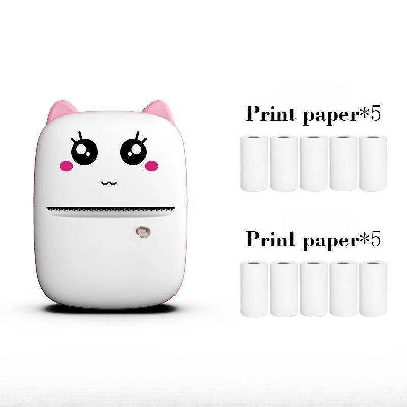 Мини-термопринтер для этикеток, мобильный телефон, портативный фотопринтер для студентов, принтер для неправильных вопросов