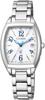 [Citizen] Cross Sea Eco Drive Radio Watch Stainless Steel Line Happy Flight Series Simple Adjust ES9391-54A Women's