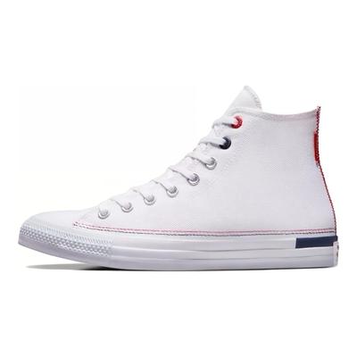 Chuck Taylor All Star Удобные Универсальные Прочные Дышащие Высокие Кеды для Скейтбординга Унисекс Кроссовки Белые A06855C