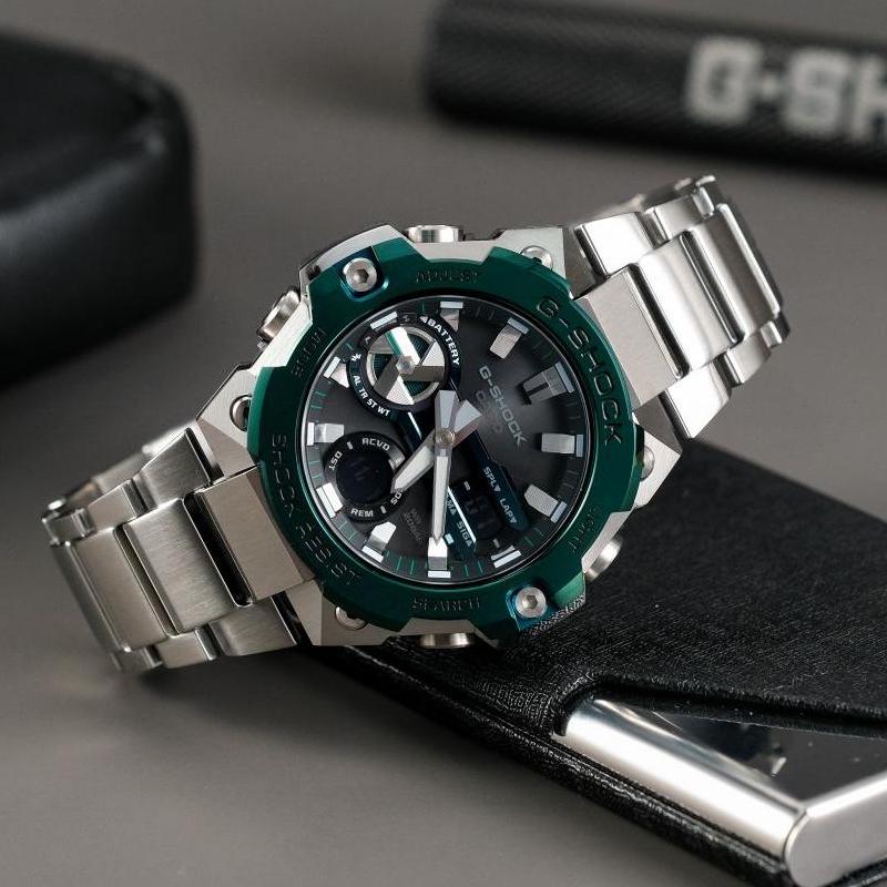 Casio Мужские часы G-STEEL Черные GST-B400CD-1A3 GST-B400CD-1A3