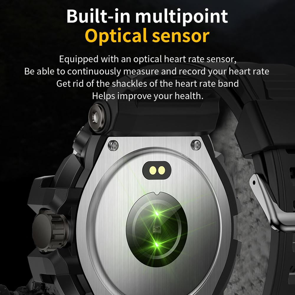 LC16PRO 1,32-дюймовый монитор сердечного ритма, браслет для занятий спортом на открытом воздухе, совместимый с Bluetooth, умные часы для звонков