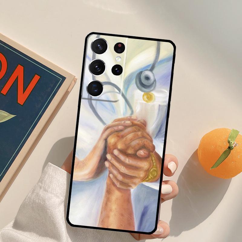 Чехол для телефона 'Медицина Доктор Медсестра' для Samsung Galaxy S25 S26 Ultra S20 S21 S22 S23 S24 Plus S10 S25 FE Задняя крышка
