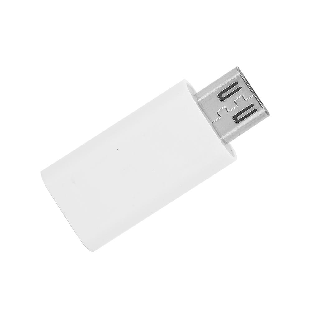 TypeC Female To Micro USB Male Transfer Adapter Convert Connector Fast Charging(White )