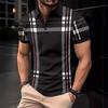 Summer New High Quality 2025 Amazon Cross Border Men's Digital Printed Short Sleeve Button Casual Polo Shirt