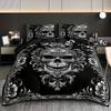Gothic Skull Quilt Set Three-Piece 3D Digital Printing Kit