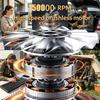 Ultra-Powerful 150,000 RPM Portable Turbo Fan, Compressed Air Duster Alternative for PC Cleaning and Car Detailing,   Stepless Speed Control (1 Pcs)