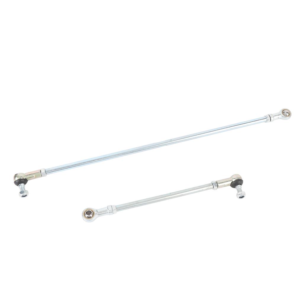 Go Kart Long Short Tie Rod Kit Steel Alloy Shock Proof Impact Resistant Enhanced Steering Sensitivity Replacement for