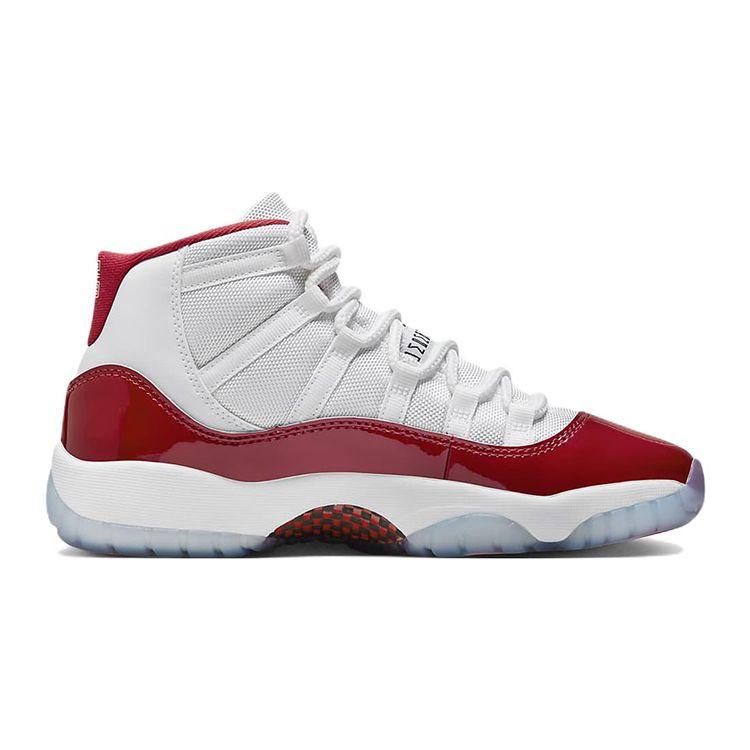 Кроссовки Air Jordan 11 Retro GS Cherry Kids Белый Черный Varsity-Red 378038-116