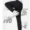 Штаны мужские спортивные Li Ning Fitness Series, однотонные, с несколькими карманами, повседневные, универсальные, флисовые, с манжетами, трикотажные, черные AYKT929-2