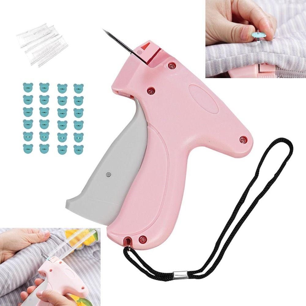 Портативный Быстрый Фиксатор Одежды с Застежками Микро-Стежок Бирко-Пистолет для Фиксации Одежды