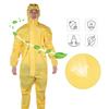 3085T Желтый защитный комбинезон антистатический химический кислотно-щелочной защитный костюм(XXL)