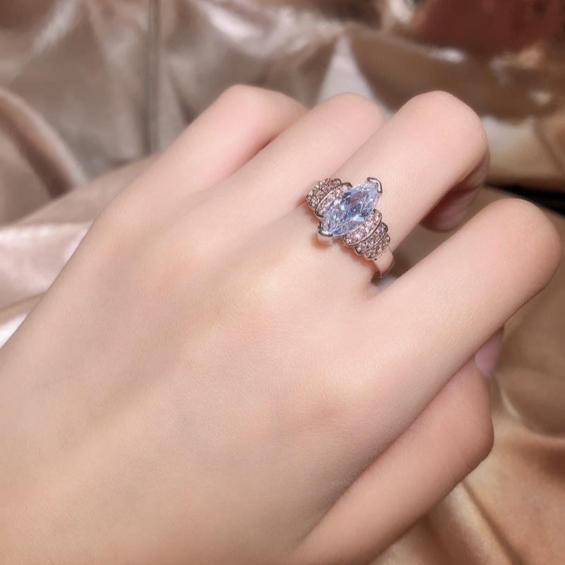 Новое европейское и американское модное и популярное ювелирное изделие из цветного циркония с золотым покрытием для женщин