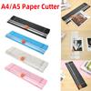 Portable Paper Cutter Plastic Base Office Home Stationery Knife A5/A4 Paper Card Cutting Blade Art Trimmer Crafts Tools