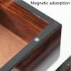 Vintage Desktop Tissue Box Imitation Walnut Wood Napkins Holder Tissue Dispenser  Living Room