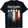 Футболка 250-летие США Патриотический Флаг 250-й 4 июля 2026
