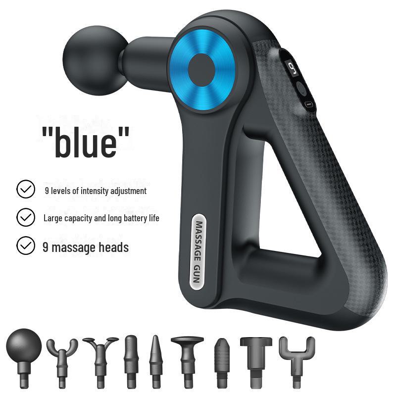 8891 Компактный треугольный USB-пистолет для массажа фасций с электрической мышечной релаксацией