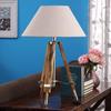 48.26 Cm Wooden Tripod Table Lamp Without Shade, Night Lamp for Bedroom, Home Decor, Living Room, Light Lamp, Bedside, Bedroom, Room Decor