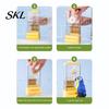 Dust-proof Bird Feeder Automatic Parrot Food Dispenser, No Mess Cage with Perch, Easy Clean Anti-Splash Pull-Out Drawer for Parakeets Budgies