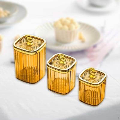 3 предмета, блюдо для конфет и орехов с крышкой, миски для еды, скандинавские пылезащитные, универсальные, для сахара и шоколада