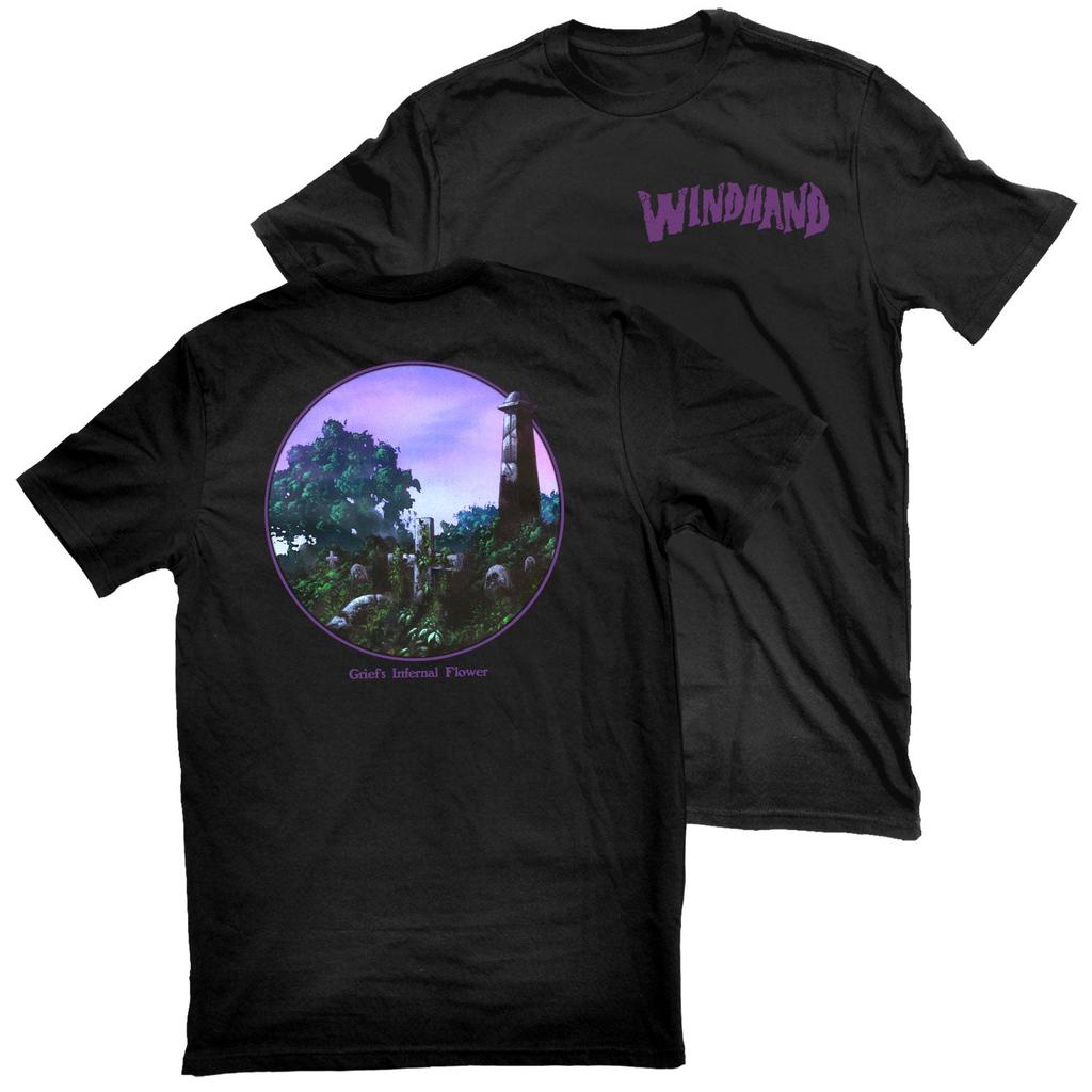 Windhand Occult Vintage Graphic TShirt Unisex Women Metal Rock Band Tee Cotton Streetwear Top