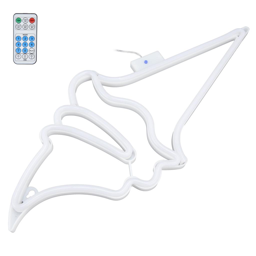 Неоновая светодиодная вывеска в форме мороженого с пультом дистанционного управления для декора вечеринки от USB или батареи