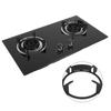 Household 2 Burners Liquefied Gas Stove Cooker Kitchen Cooking Accessory Appliance Cookware