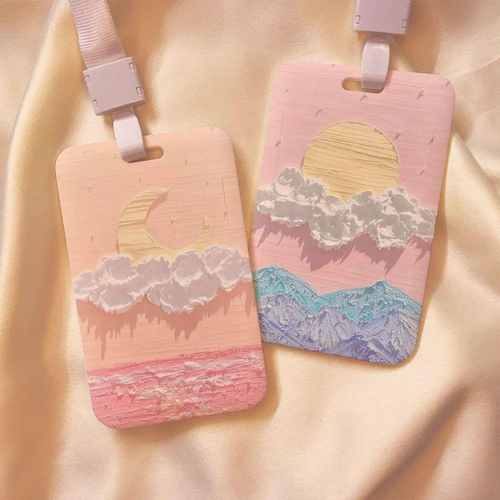 Пластиковые держатели кредитных карт, держатели банковских удостоверений, симпатичные держатели визитных карточек для детей