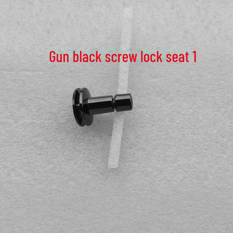 Diamond-Shaped Black Crossbody & Shoulder Bag with Gold/Silver Gilded Twist Lock Hardware