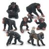 Source Simulation Animal Model Orangutan Mandrill 7 Chimpanzee Ghost Baboon Solid Static Ornament Toy