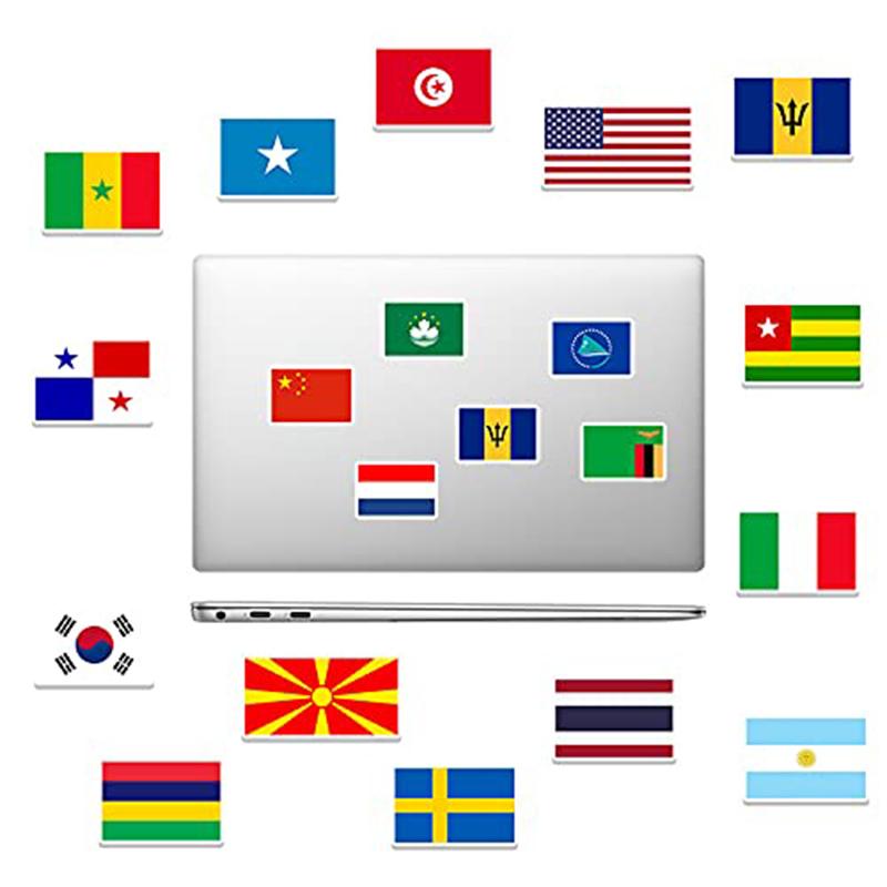 105 листов/набор Наклейки Серия Флагов Стран Игрушки Мультяшные Чемодан Ноутбук Гитара Скейтборд Персонализированные Декоративные Наклейки TMZ