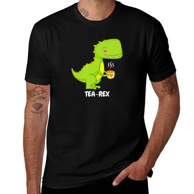 Футболка Tea-Rex футболки для мужчины хлопок мягкие мужские футболки хлопковая футболка мужчина дизайнерская футболка