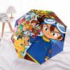 1pc Digimon Umbrella, Sun Protection, And UV Shielding. It Has Eight Sturdy Ribs for Outdoor Use And Perfect As a Holiday Gift