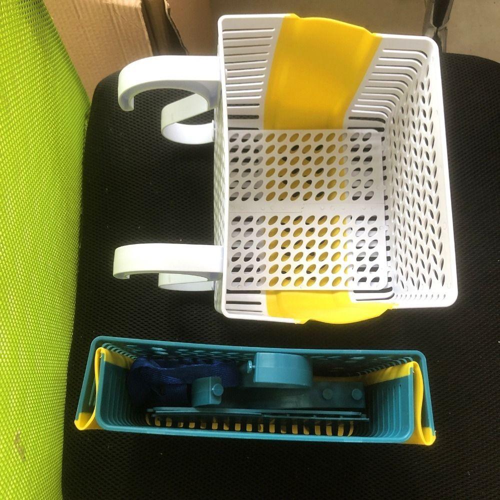 Plastic Poolside Storage Basket Large Suction Cup Storage Basket Poolside Use
