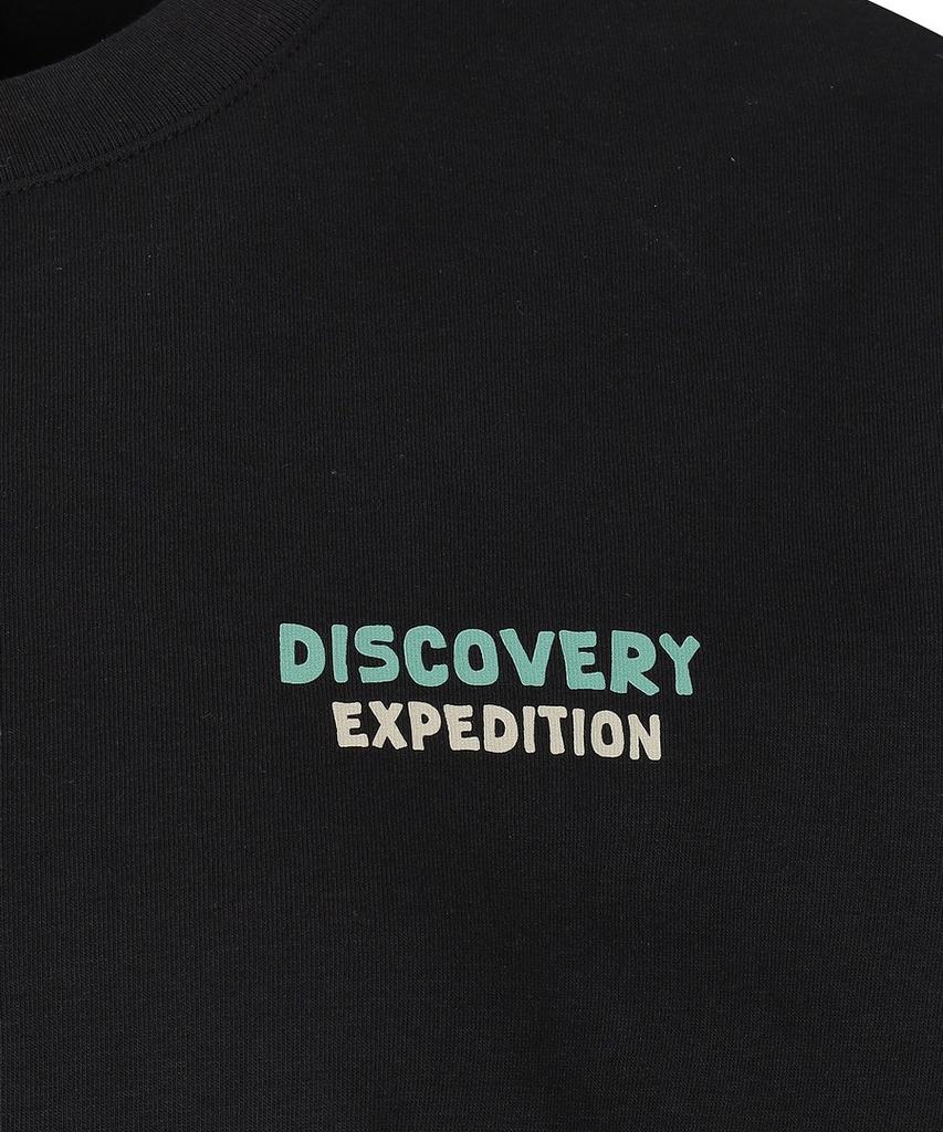 Женская футболка с графическим принтом и длинным рукавом DISCOVERY EXPEDITION (черный)