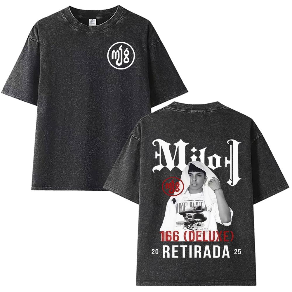 Rapper Milo J New Album Merch Mens Womens Clothing Loose Vintage Washed T Shirt Aesthetic Short Sleeve Tshirts Unisex