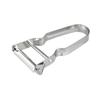 Stainless Steel Peeler U Shape Ergonomic Handle Fruit Peeler Vegetable Peeler for Kitchen Silver