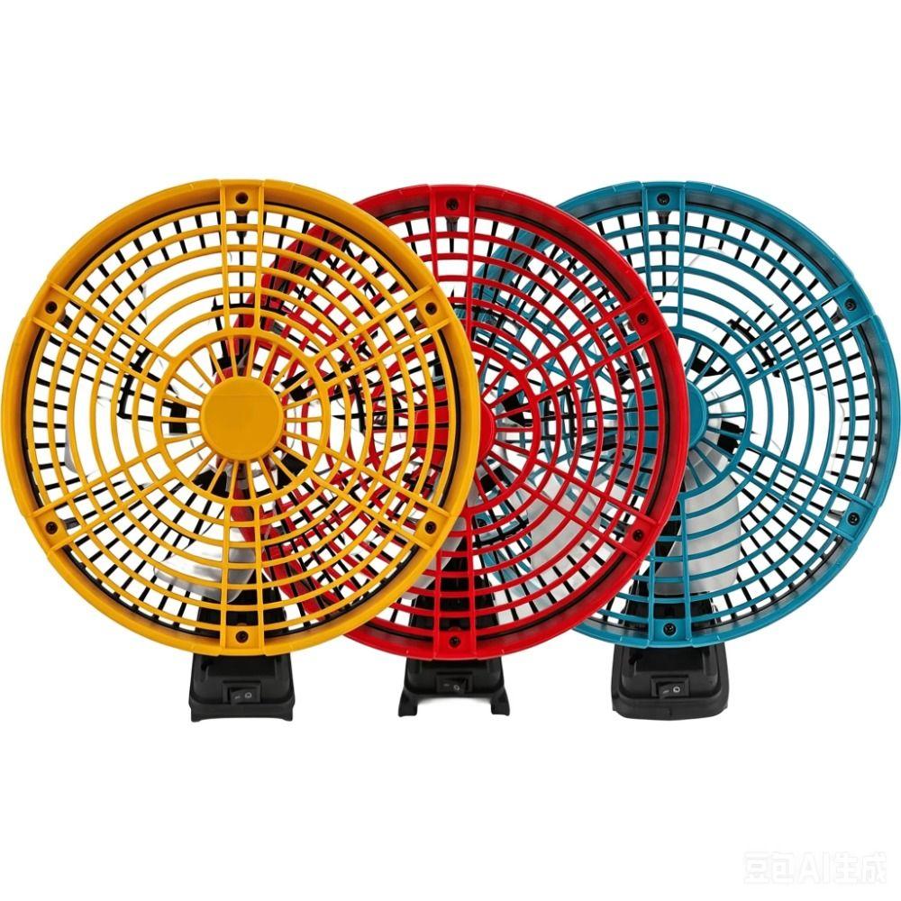 8 Inch Cordless Fan Foldable Jobsite Fan for Makita/Dewalt/Milwaukee Fishing Activity