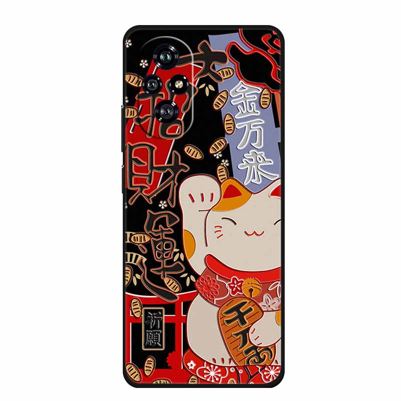 3D Embossed Case For Honor 200 Pro Phone Case 200Pro Shockproof Silicone Soft Coque For Honor 200 Pro lite Back Cover Case Funda