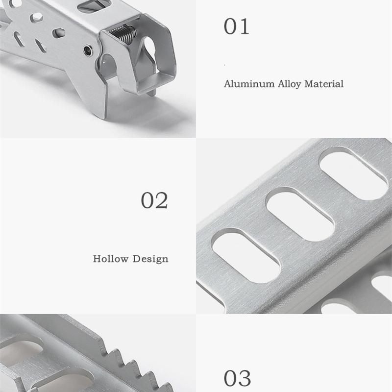 Алюминиевый зажим из антигорячего сплава, держатель для миски, ручка для кемпинга, кастрюли, кухонные аксессуары