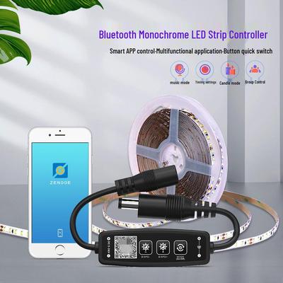 Пульт дистанционного управления Bluetooth для умной светодиодной ленты одного цвета DC5-24V