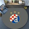 GNK Dinamo Zagreb Round Area Rug,Carpet Rug for Living Room Bedroom Sofa Playroom Decor,Non-slip Floor Mat