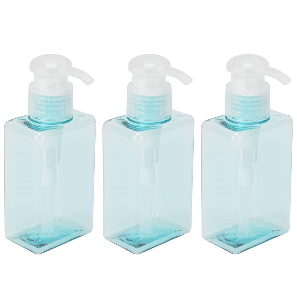 3 шт. 100 мл бутылка с насосом пластиковый пустой дозатор мыла шампунь гель для тела лосьон контейнер для путешествий