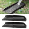 2pcs Downspout Blocks Black Rain Water Drainage Downspout Extensions with Ground Nails for Gutters
