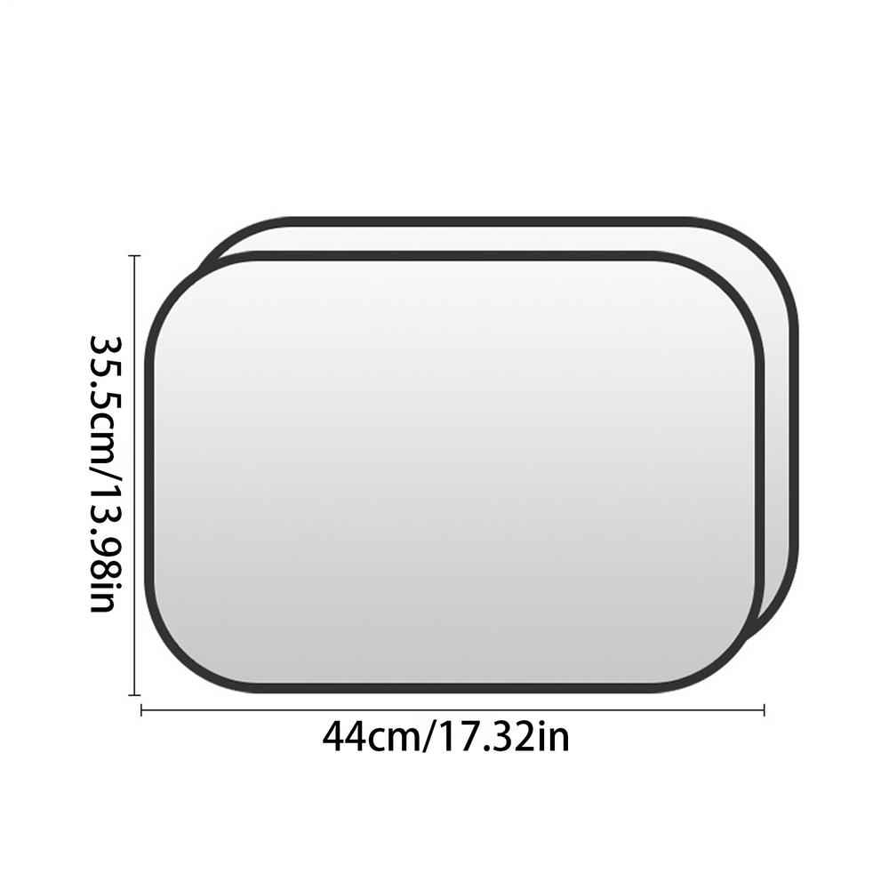 Автомобильные солнцезащитные шторки на окна 1 пара, солнцезащитные шторки для окон, защита боковых стекол автомобиля, статическая пленка, наклейки для жаркой погоды для седана, грузовика, минивэна