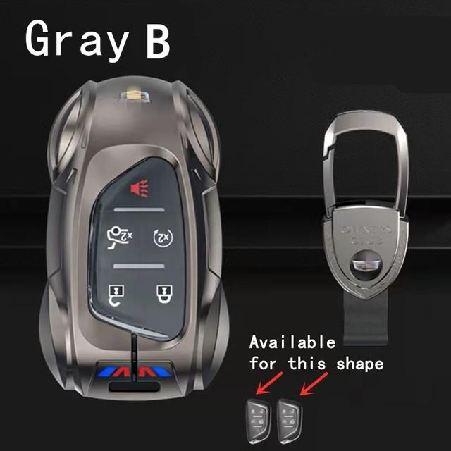 Дизайнерский чехол для ключей из цинкового сплава для Cadillac Escalade CTS XTS ATS ATS-L XLS SRX 4/5/6, кнопка 28T CTS-V XT5 CT6