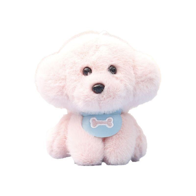 Plush Puppy Cute Toy Animal Stuffed Doll Girls Bag Charm Keychain Accessory