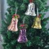 Disco Cute Fashion Vintage Ball Pendant Christmas Bells Mirror Glass Ornament