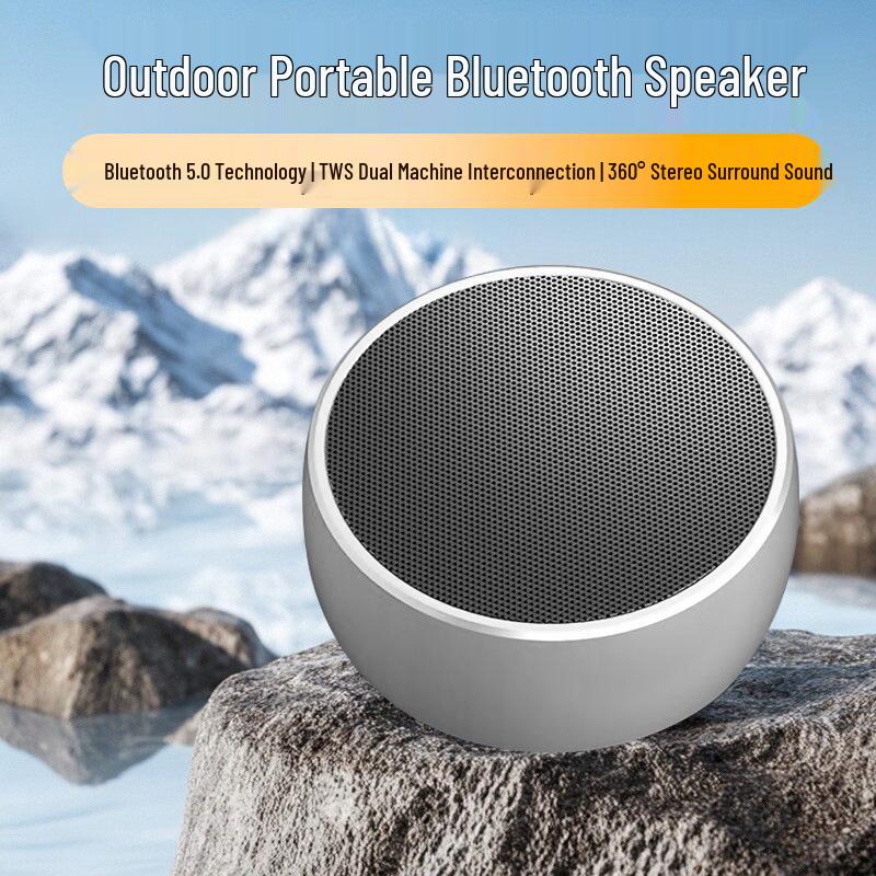 Высококачественная портативная Bluetooth-колонка BS01 с функцией умного повторного подключения и мощным басом для кемпинга на природе