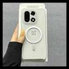 Магнитный противоударный мягкий чехол-подушка безопасности из ТПУ для Oneplus 15 1+15, беспроводная зарядка, силиконовая задняя крышка с защитой от падения для 1+ 15, бампер